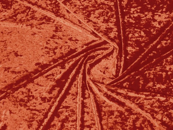 Samt Orange-Rot