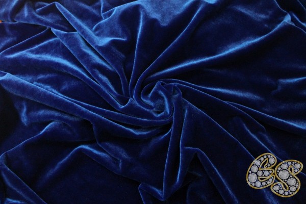 Samt Royal Blau